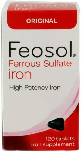 Feosol Ferrous Sulfate Iron 120 tablets