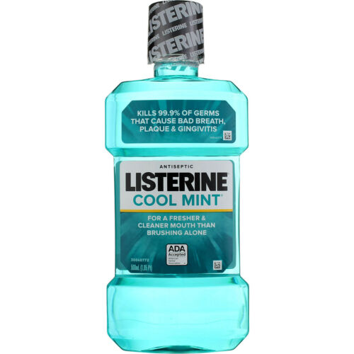 Listerine Cool Mint Mouthwash 500ml (1.05 Pt)