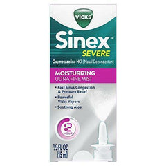 Vicks Sinex Severe Moisturizing Ultra Fine Mist 1/2fl oz