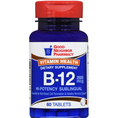 Good Neighbor Pharmacy B-12 2500mcg (60 tablets)