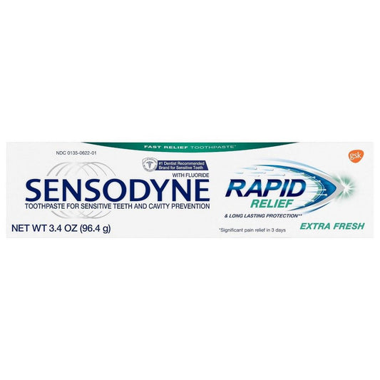Sensodyne Rapid Relief Extra Fresh Toothpaste 3.4oz