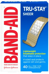 Band-Aid Tru-Stay Sheer- 40 Count