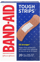 Band-Aid Tough Strips- 20 Count
