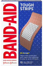 Band-Aid Tough Strips- 10 Count