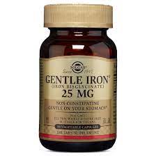 Solgar Gentle Iron 25mg 90capsules