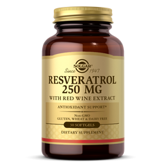 Solgar Resveratrol w/Wine Extract 250mg 30softgels