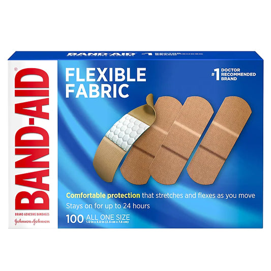Band-Aid Flexible Fabric- 100 Count