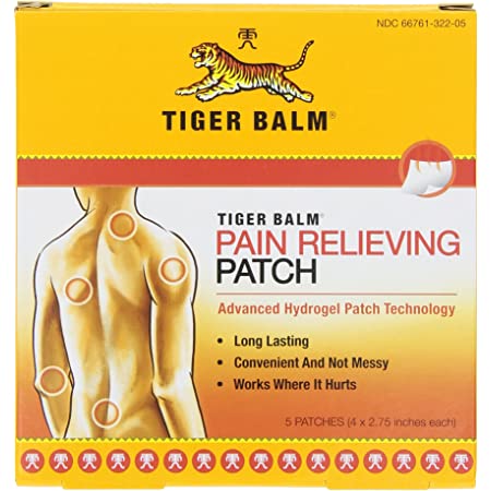 Tiger Balm Pain Relieving Hydrogel Patch 5ct