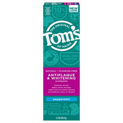 Tom's Natural Fluoride-Free Toothpaste Peppermint Flavor 5.5oz