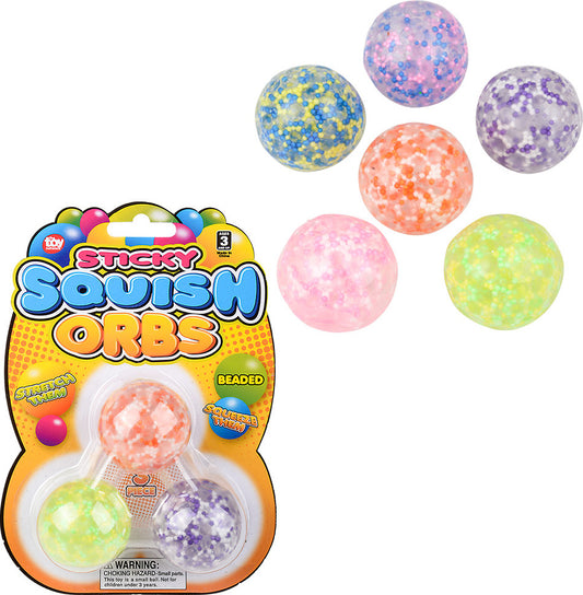 Sticky Squish Orbs Beaded 1ct