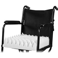 WHEELCHAIR CUSHION CONVOLUTED WHITE 16"x 18"x 3"