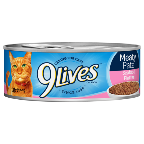 9lives Meaty Pate Seafood Platter 5.5oz