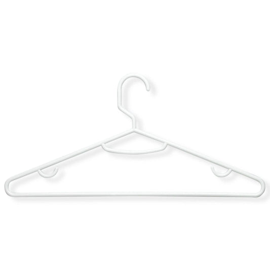 White Plastic Hanger 15ct