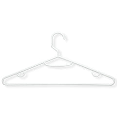 White Plastic Hanger 15ct