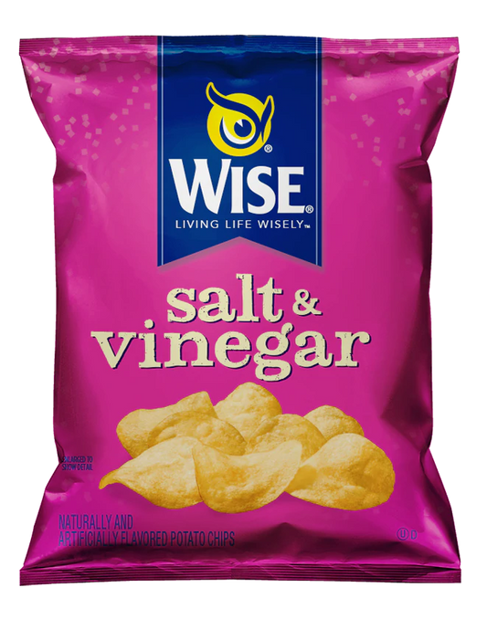 Wise Salt & Vinegar Potato Chips 3.25oz