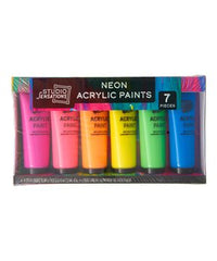 Studio Sensations Neon Acrylic Paint 7 pieces